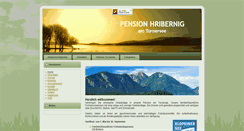 Desktop Screenshot of pension-hribernig.at
